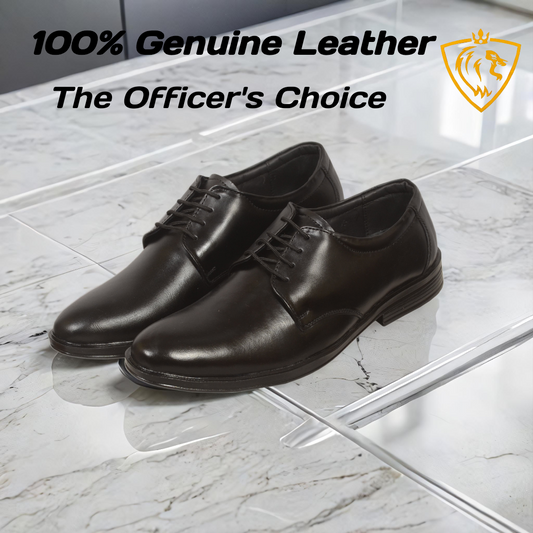 Black Leather Formal Shoes for men